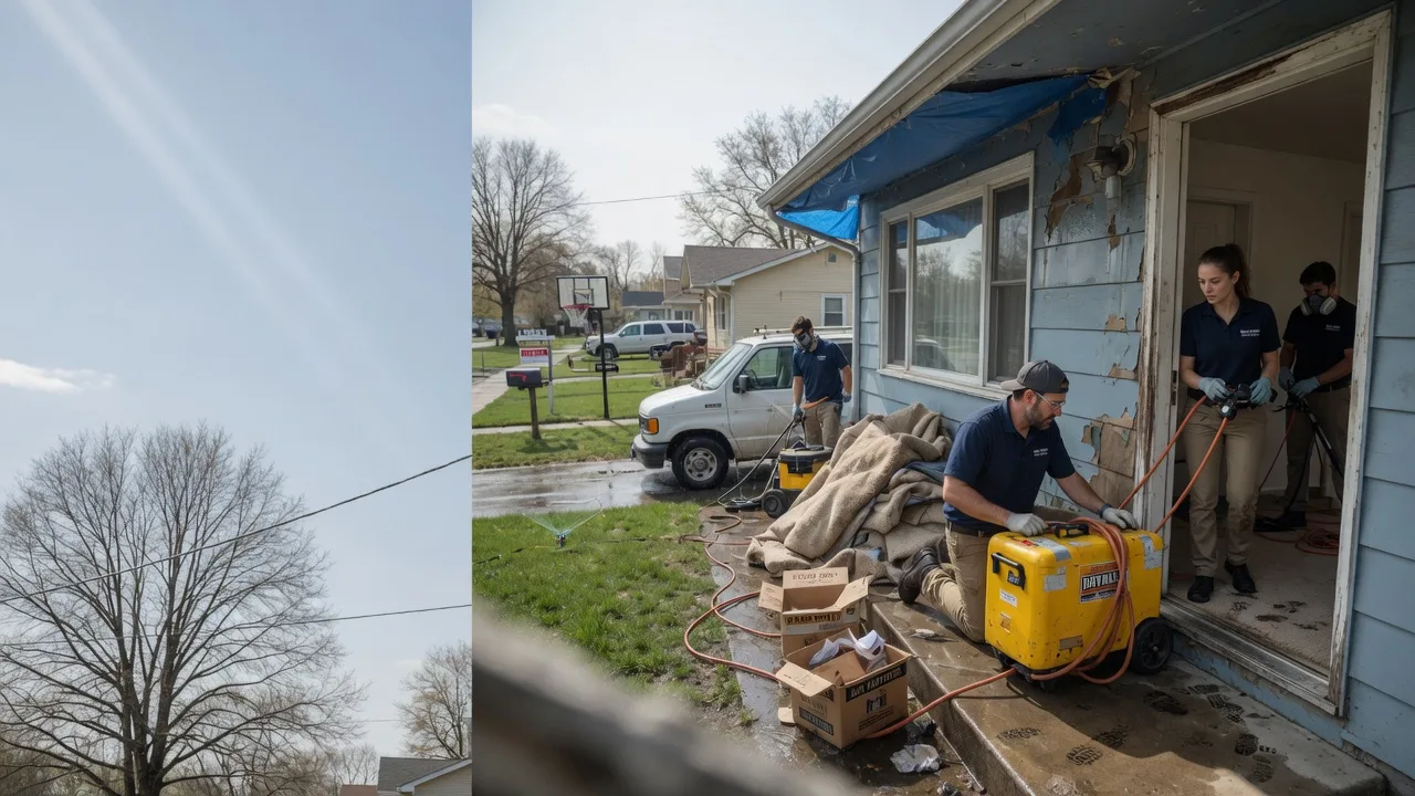 Basement Flood Cleanup in Westville, IL near me